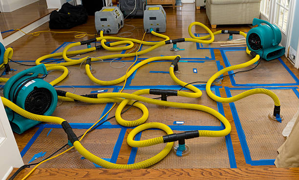 Professional Burst Pipe Water Damage technician working in Creedmoor, NC